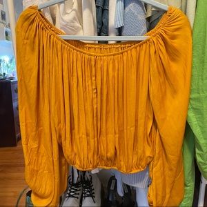 Off the shoulder Flowy top